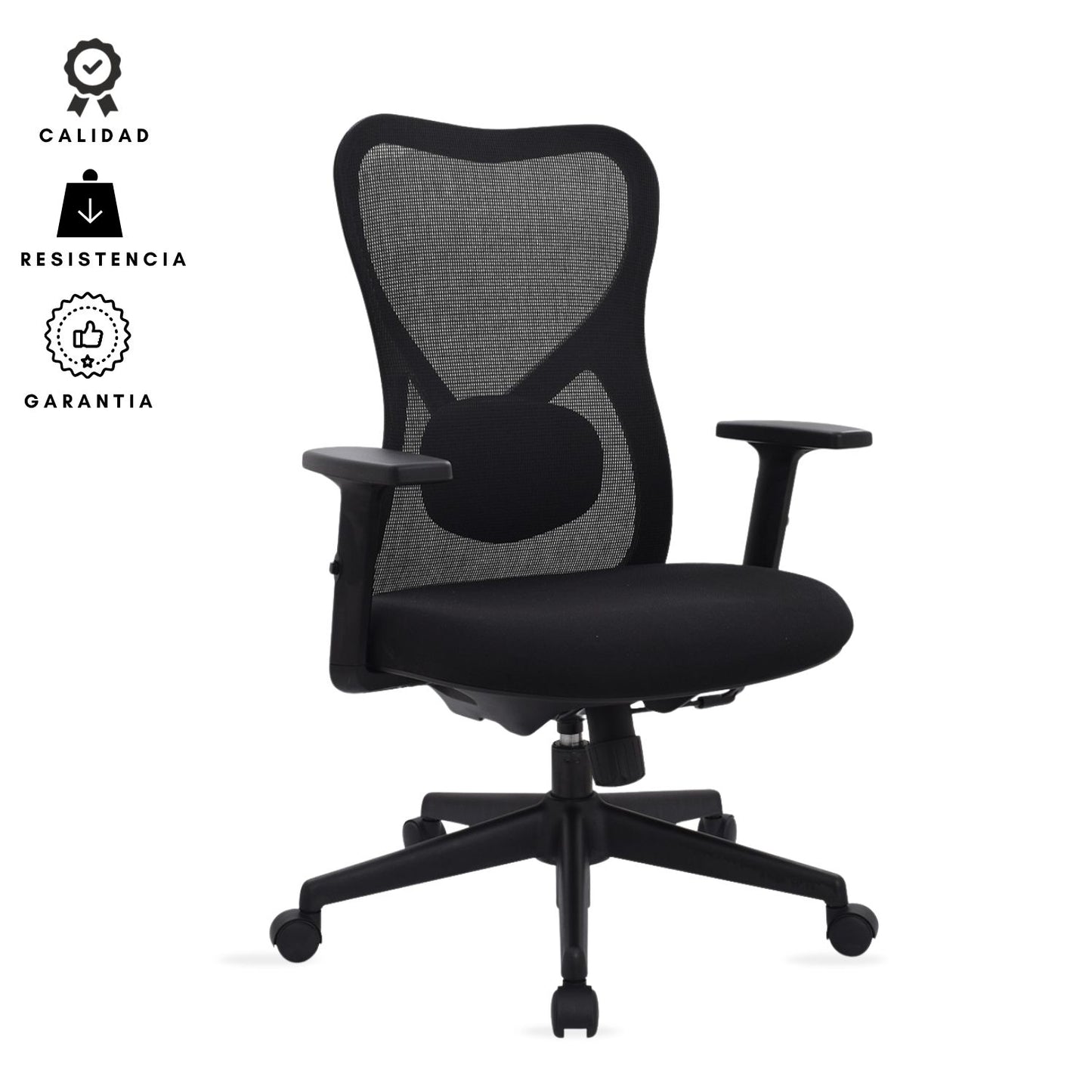Silla de Oficina Burgo Gerente Negro