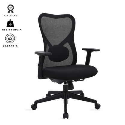 Silla de Oficina Burgo Gerente Negro
