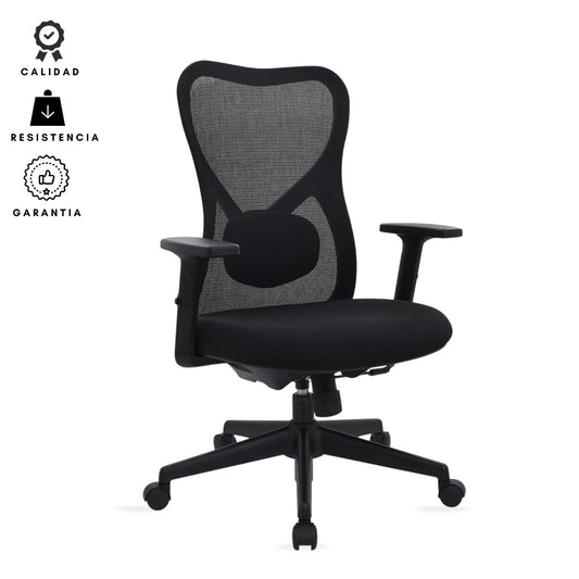 Silla de Oficina Burgo Gerente Negro