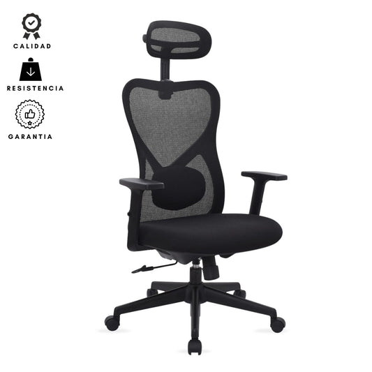 Silla de Oficina Burgo Presidente negro