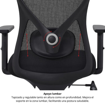 Combo Escritorio Industry + Silla de Oficina Burgo Presidente