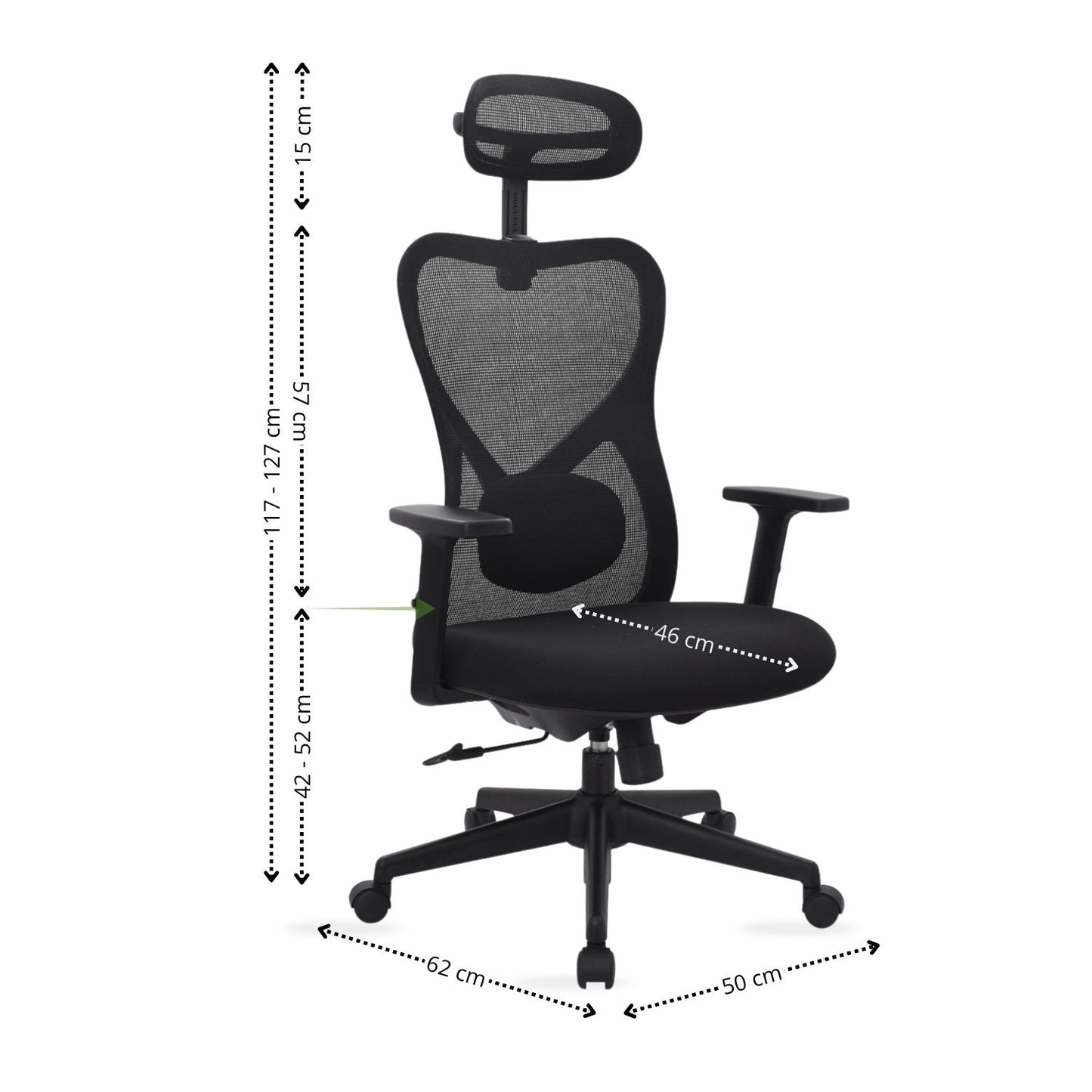 Silla de Oficina Burgo Presidente negro