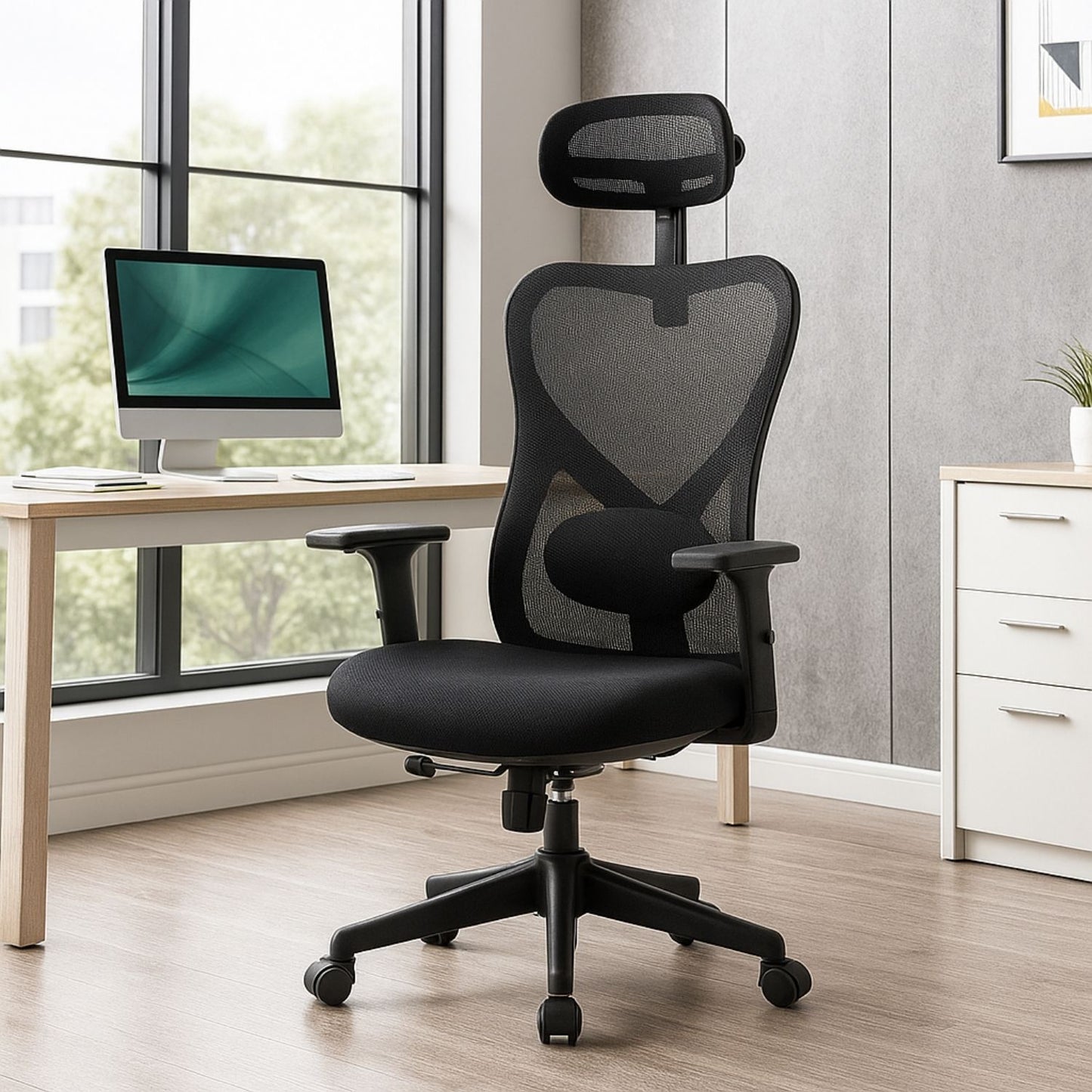 Silla de Oficina Burgo Presidente negro
