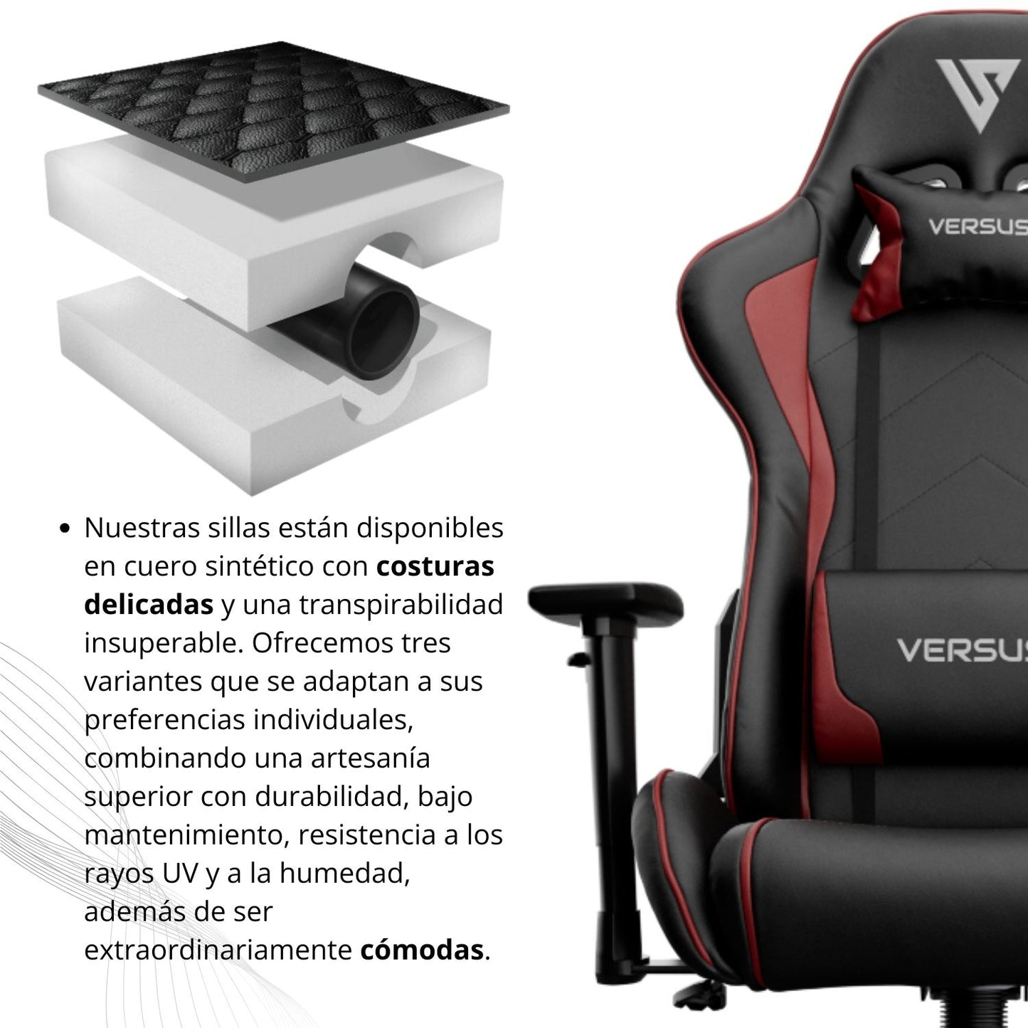 Silla Gamer Rider Negro Rojo