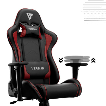 Silla Gamer Rider Negro Rojo