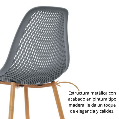 Silla Itto II Gris
