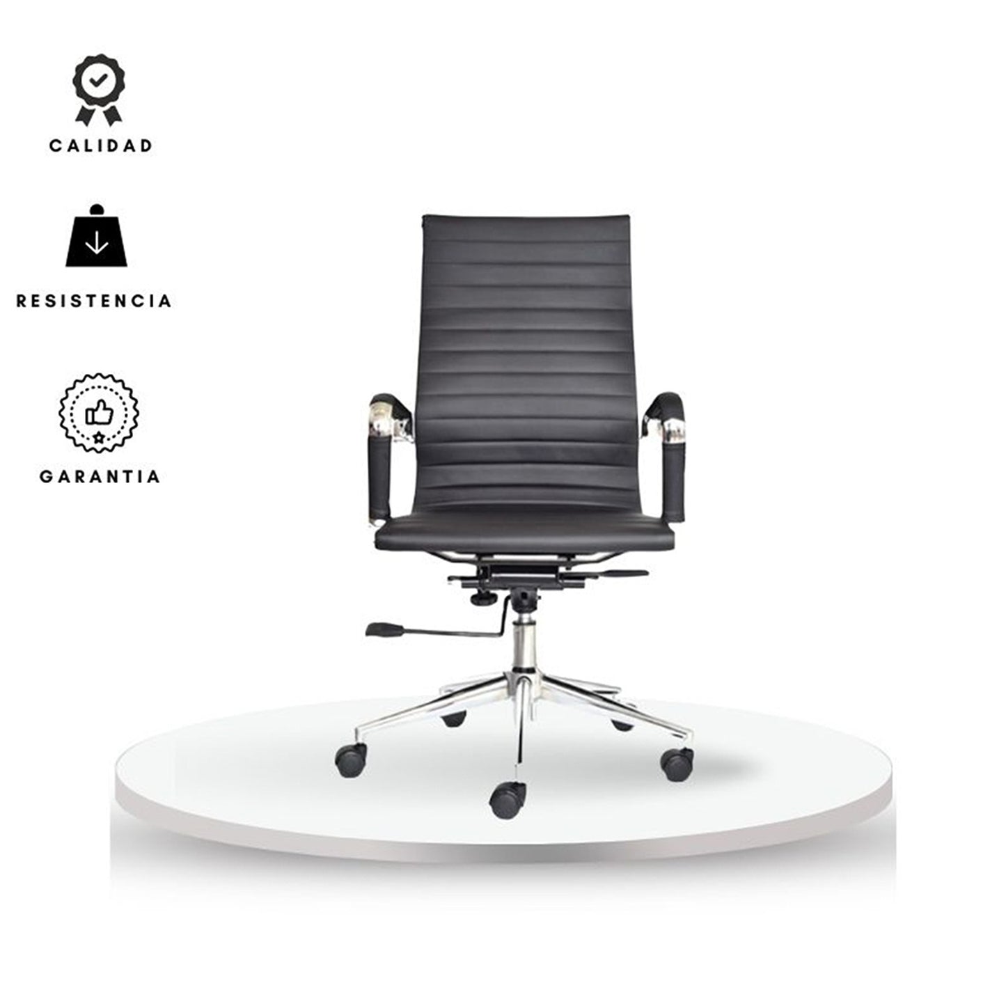 Silla De Oficina Presidente Negro