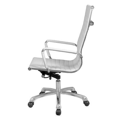 Silla De Oficina Presidente Blanco 4 Bloqueos