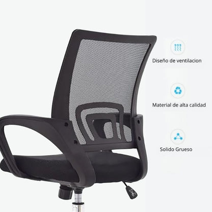 Silla De Oficina Colors Negro