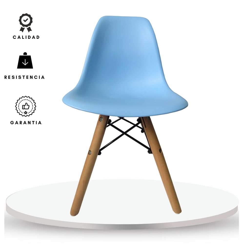Silla Infantil Eames  azul