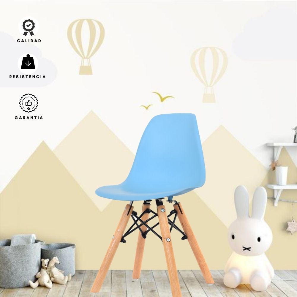 Silla Infantil Eames  azul