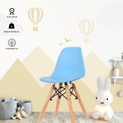 Silla Infantil Eames  azul