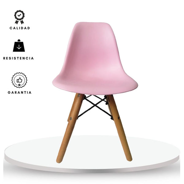 Silla Infantil Eames  rosado