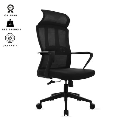 Silla de Oficina Mixe Presidente Negro