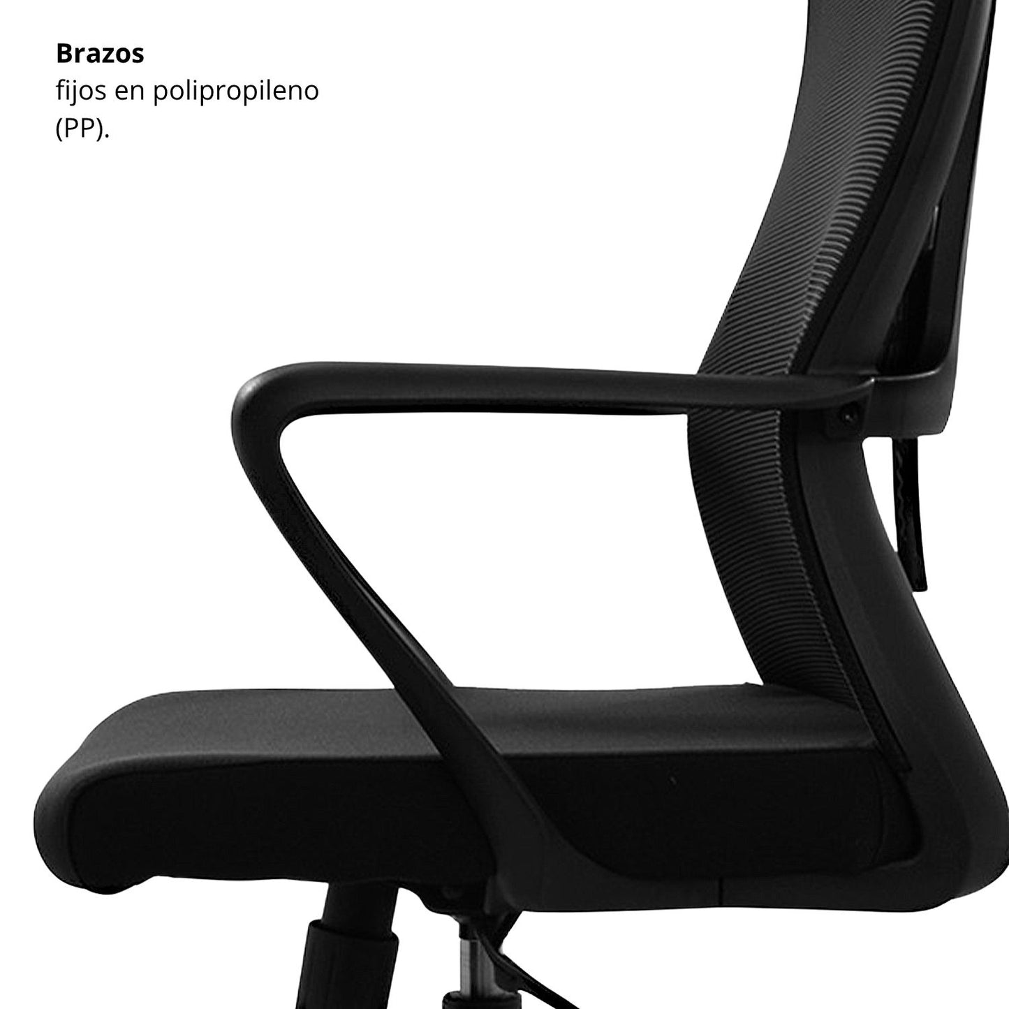 Silla de Oficina Mixe Presidente Negro