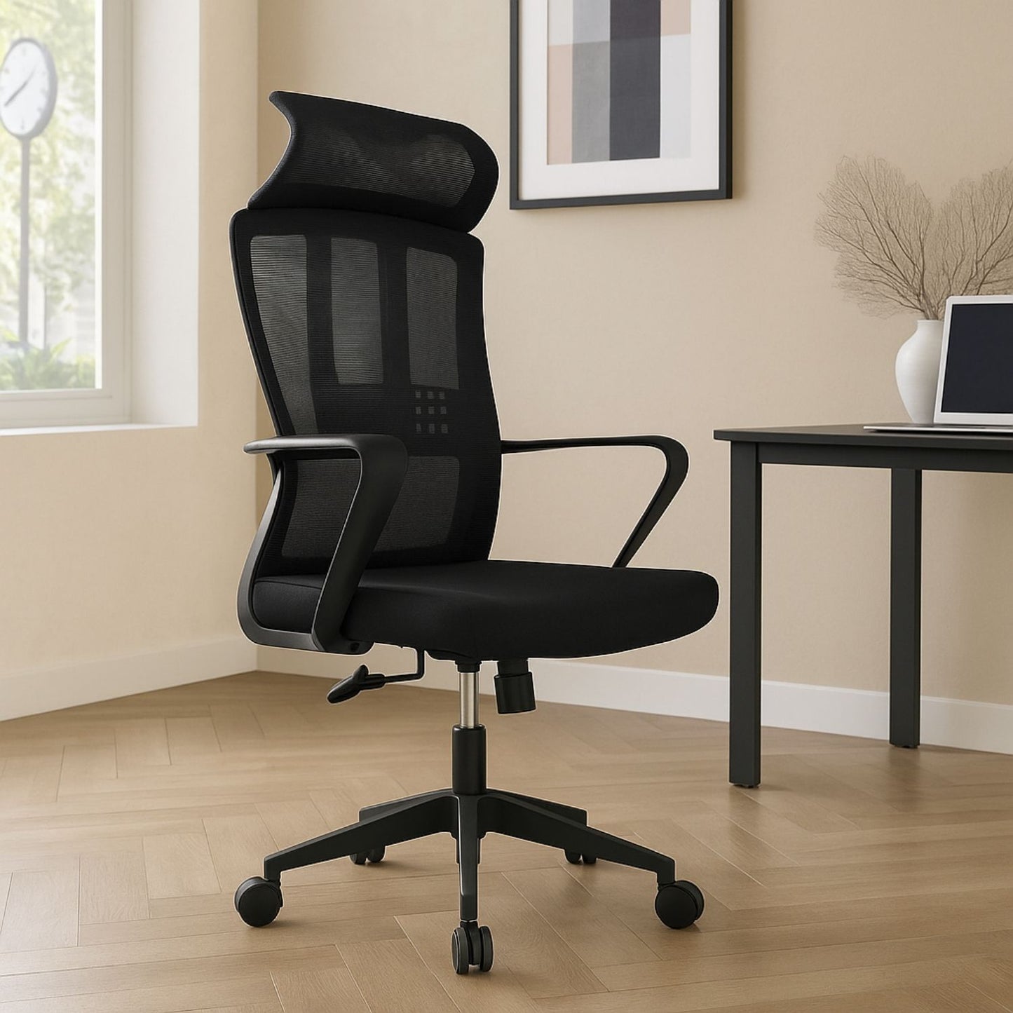 Silla de Oficina Mixe Presidente Negro