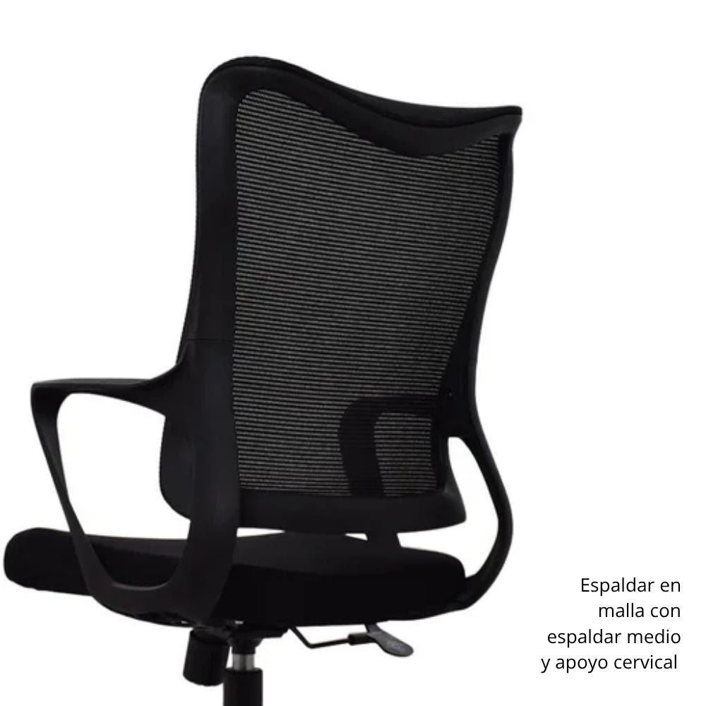 Silla de Oficina Slim Gerente Negra