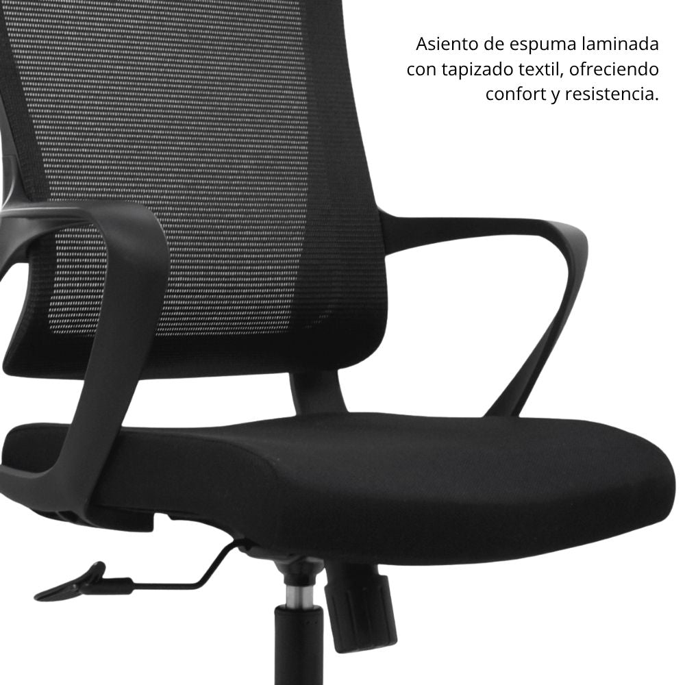Silla de Oficina Slim Gerente Negra