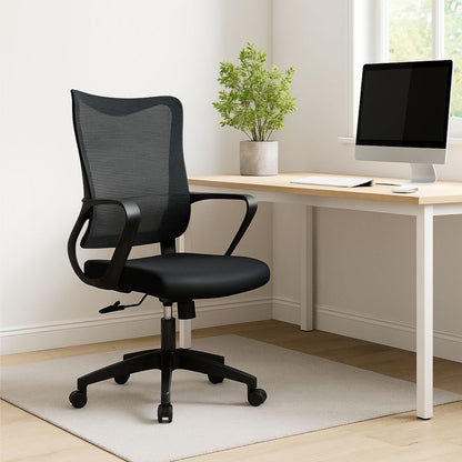 Silla de Oficina Slim Gerente Negra