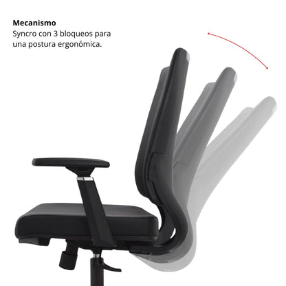 Silla De Oficina Sefy Negra