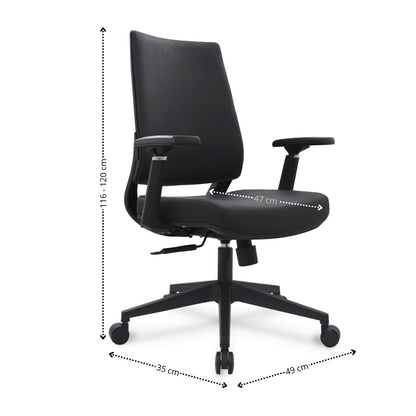 Silla De Oficina Sefy Negra