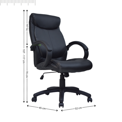 Silla Presidencial Summit Negra