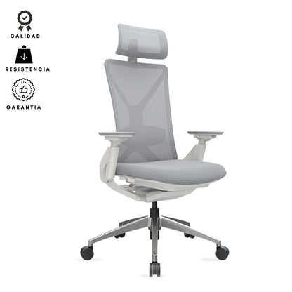 Silla De Oficina Lex Presidente Gris