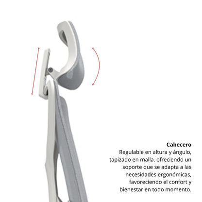 Silla De Oficina Lex Presidente Gris