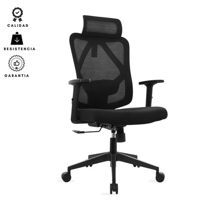 Silla de Oficina Presidente Unko Negra