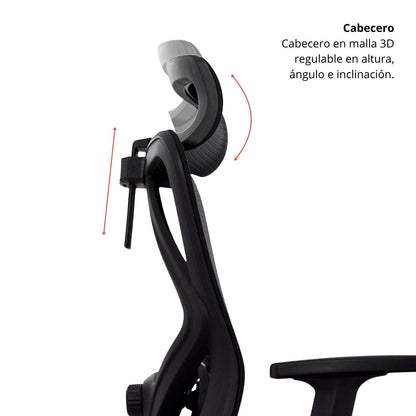 Silla de Oficina Presidente Unko Negra