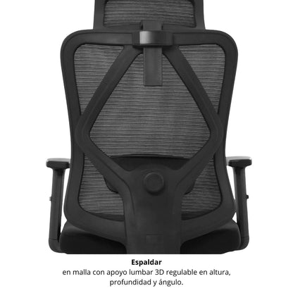 Silla de Oficina Presidente Unko Negra