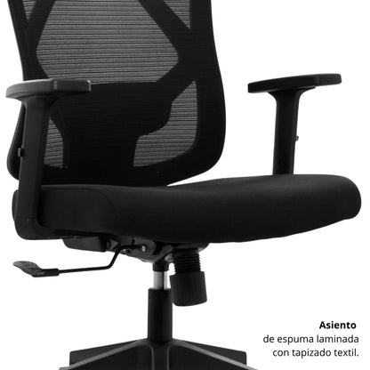 Silla de Oficina Presidente Unko Negra