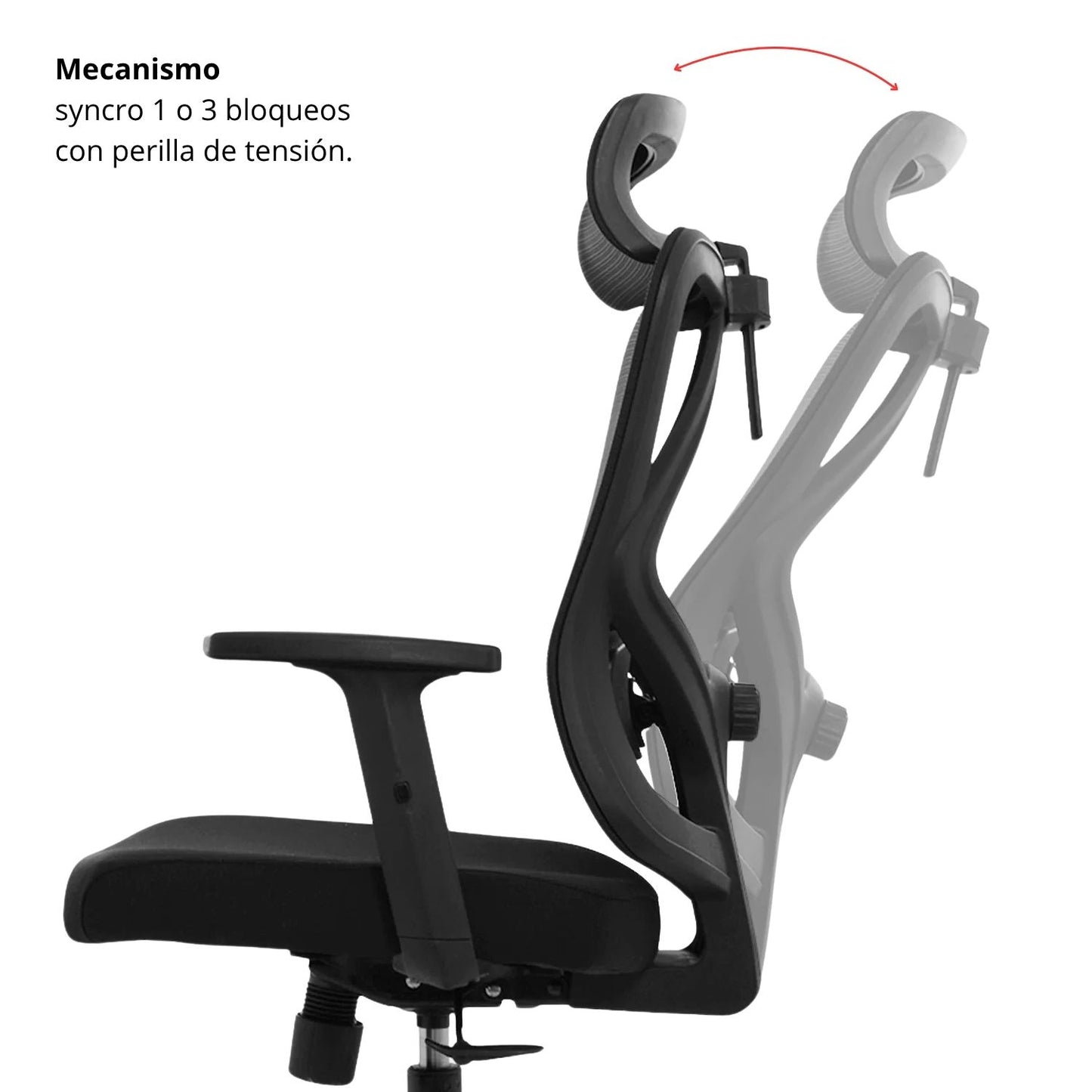 Silla de Oficina Presidente Unko Negra