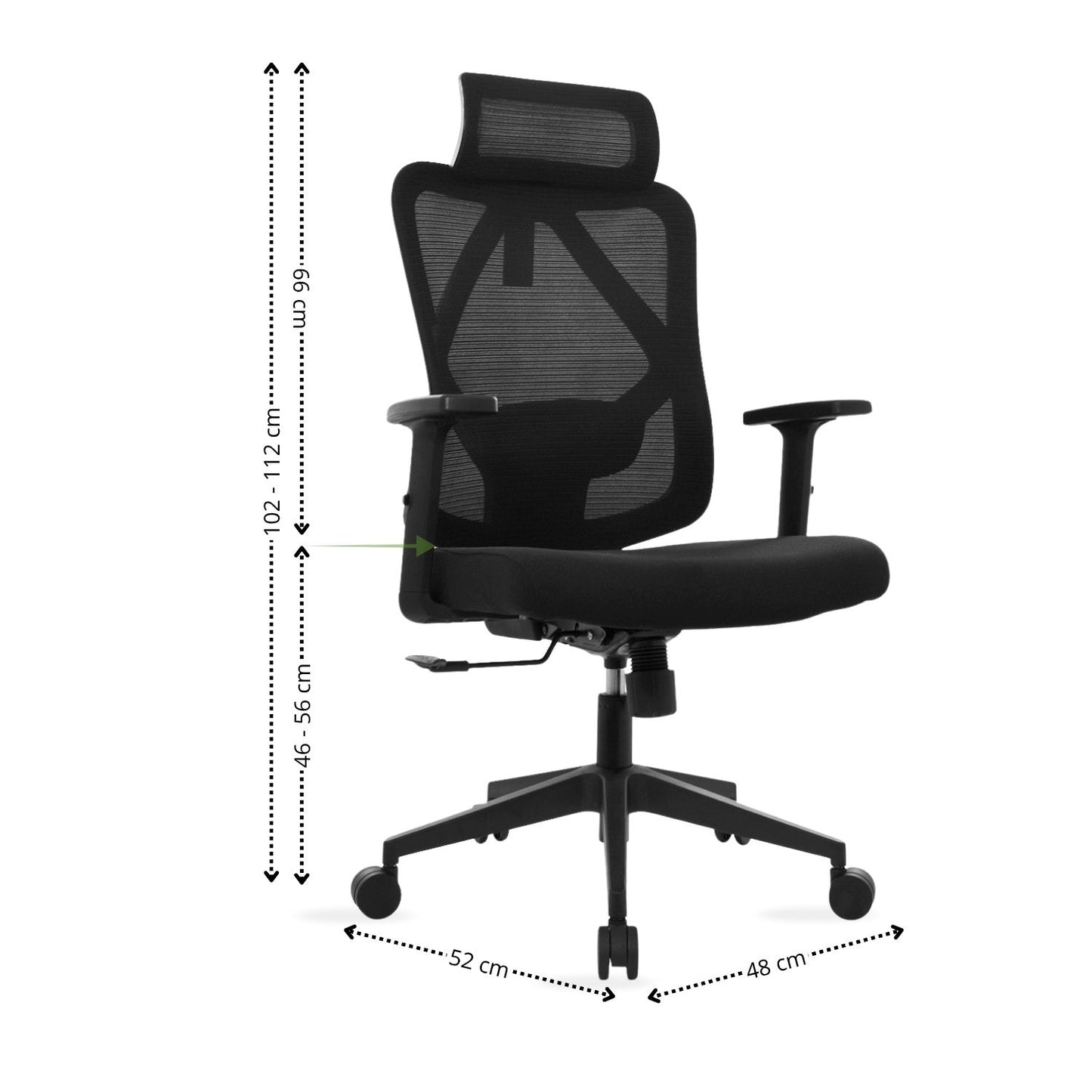 Silla de Oficina Presidente Unko Negra