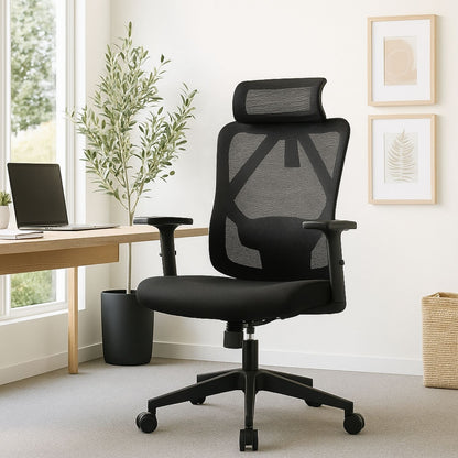 Silla de Oficina Presidente Unko Negra