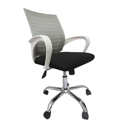 Silla De Oficina Line Gris Negro