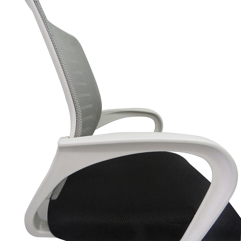 Silla De Oficina Line Gris Negro