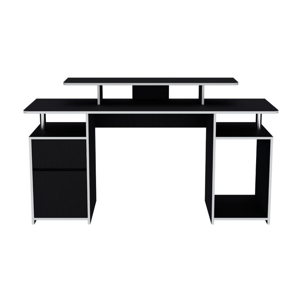 Escritorio Gamer Plukar Wengue Blanco