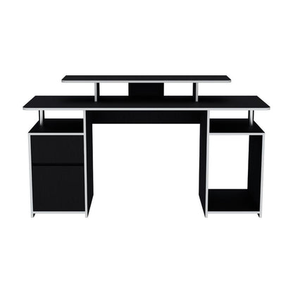 Escritorio Gamer Plukar Wengue Blanco