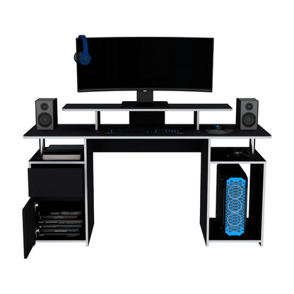 Escritorio Gamer Plukar Wengue Blanco