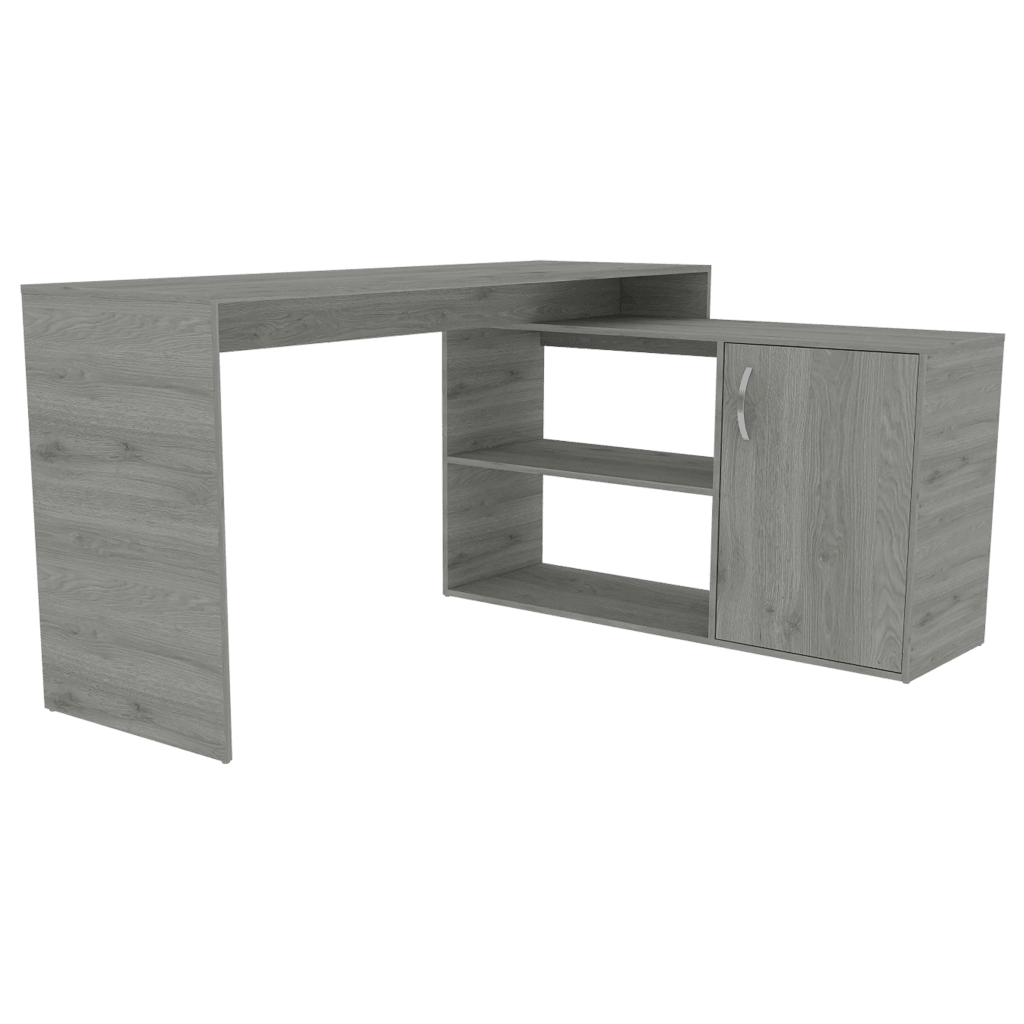 Escritorio En L Zenari Humo