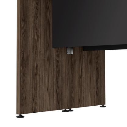 Mesa Escritorio Gustog Doble Home Office M 120 X131 Wengue