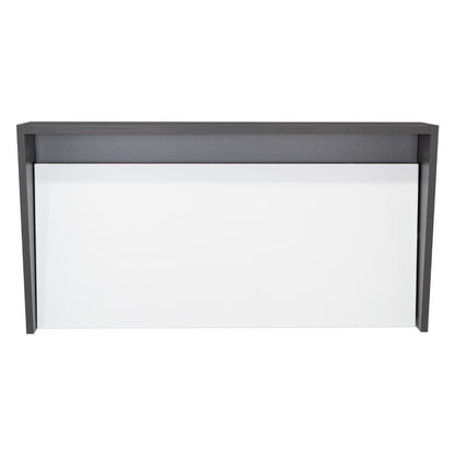 Escritorio The Wall  Plomo Y Blanco