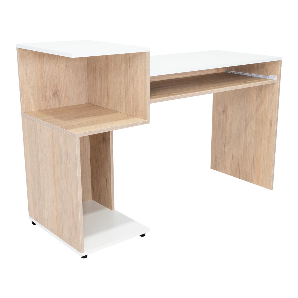 Escritorio Atlanter Rovere Y Blanco