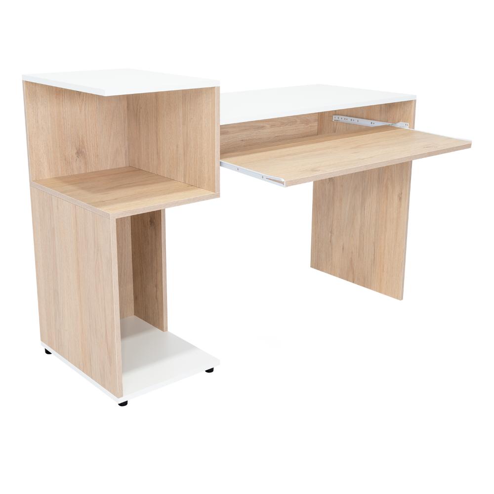 Escritorio Atlanter Rovere Y Blanco