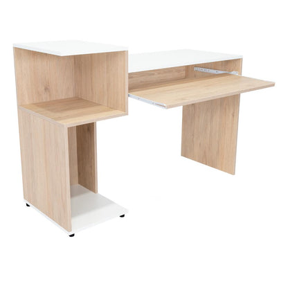 Escritorio Atlanter Rovere Y Blanco