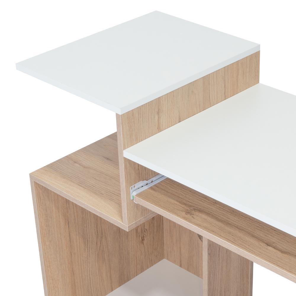 Escritorio Atlanter Rovere Y Blanco