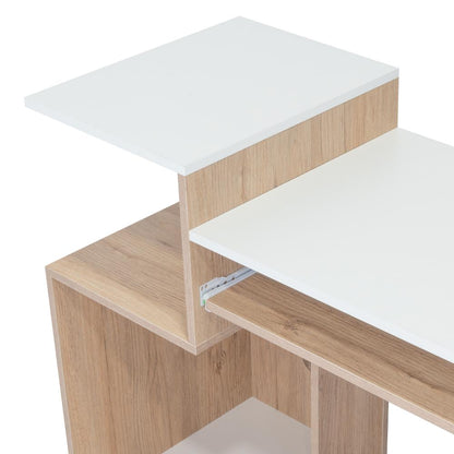 Escritorio Atlanter Rovere Y Blanco