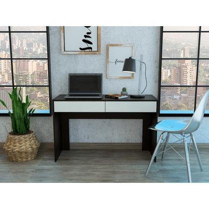 Escritorio Enava Wengue Y Blanco