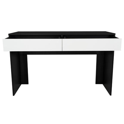 Escritorio Enava Wengue Y Blanco